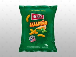 Herrs Jalapeno Poppers Cheese Curls förp/12st