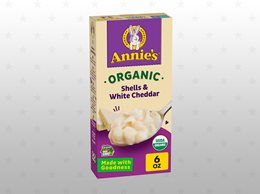 Annies Shells White Cheddar Organic 12units/pack