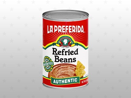 La preferida refried beans Org 24st/förp