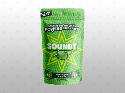 Soundy Sour Green Apple 16st/låda