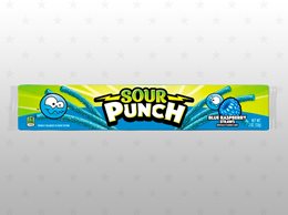 Sour Punch Straw Blue Raspberry 24units/pack
