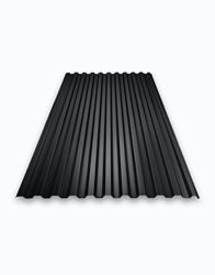 Takplåt TRP20/0,5 LS Polyester Svart 9005