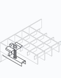 Gallerdurk klammer Hilti