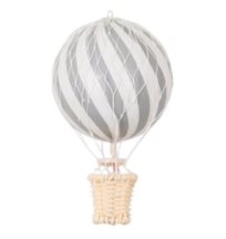Filibabba luftballong 10 cm, grå