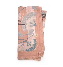 Elodie Details bamboo muslin blanket 1-p, faded rose bells