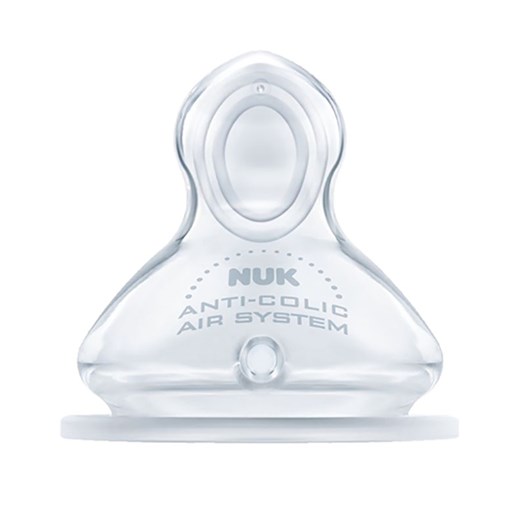 NUK dinapp First Choice+ silicon 2-pack, stl M (0-6 mån)