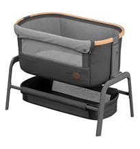 Maxi-Cosi Iora bedside crib, essential graphite