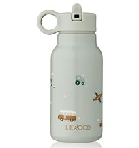 Liewood vattenflaska Falk 250 ml, fordon/duvblå