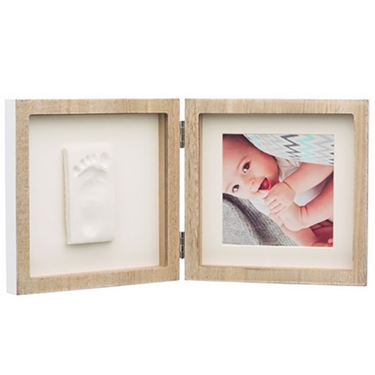 Baby Art fotoram/avgjutning fyrkantig, trä