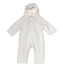 Mini Dreams babyoverall fleece, off-white