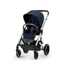 Cybex Balios S Lux sittvagn ocean blue/silvrigt chassi