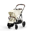 Cybex Gazelle S sittvagn 2023, seashell beige/taupe chassi