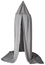 NG Baby sänghimmel stor, MOOD light grey
