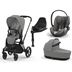 Cybex Priam duovagn med Cloud T babyskydd & bas