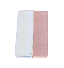 Mini Dreams sköthandduk 2-pack, rosa/vit