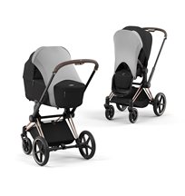 Cybex Platinum solskydd för barnvagn, light grey