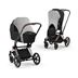 Cybex Platinum solskydd för barnvagn, light grey