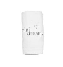 Mini Dreams filt pärlsammet logo, off-white