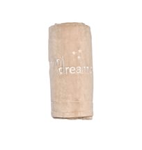 Mini Dreams filt pärlsammet logo, sand