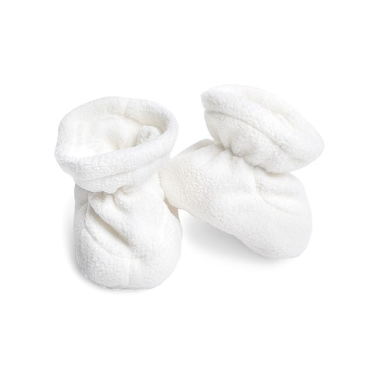 Mini Dreams babytossor fleece off-white, 0-6 mån