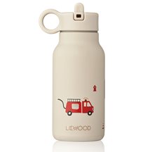 Liewood vattenflaska Falk 250 ml, emergency vehicle/sandy