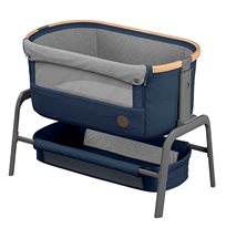 Maxi-Cosi Iora bedside crib, essential blue