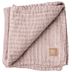NG Baby linnefilt 100 x 100 cm, dusty pink/ivory rand