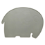 Sebra underlägg i silikon Fanto, elephant grey