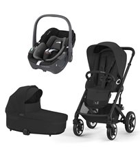 Cybex Talos S Lux duovagn + Maxi-Cosi Pebble 360