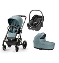 Cybex Balios S Lux duovagn + Maxi-Cosi Pebble 360 babyskydd