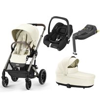 Cybex Balios S Lux duovagn + Maxi-Cosi CabrioFix i-Size + bas