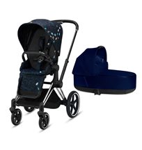 Cybex ePriam duovagn 2021, midnight blue/jewels of nature