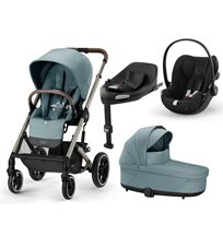 Cybex Balios S Lux duovagn + Cloud G babyskydd & bas