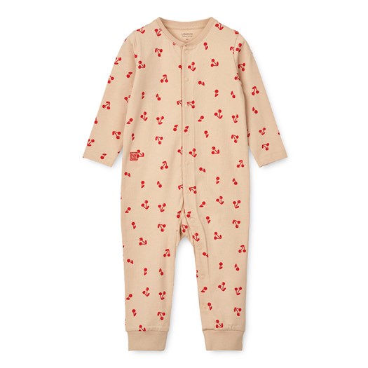 Liewood pyjamas Birk stl 62, körsbär/apple blossom