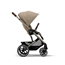 Cybex Balios S Lux sittvagn 2023, almond beige/taupe chassi