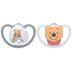 NUK napp Pacifier Space Silicon 2-pack 0-6 mån, Nalle Puh