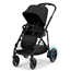 Cybex e-Gazelle S sittvagn, moon black/svart chassi