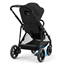 Cybex e-Gazelle S sittvagn, moon black/svart chassi