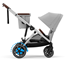 Cybex e-Gazelle S sittvagn, stone grey/silver chassi