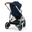 Cybex e-Gazelle S sittvagn, ocean blue/silver chassi