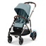 Cybex e-Gazelle S sittvagn, stormy blue/taupe chassi