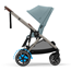 Cybex e-Gazelle S sittvagn, stormy blue/taupe chassi