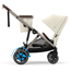 Cybex e-Gazelle S sittvagn, seashell beige/taupe chassi