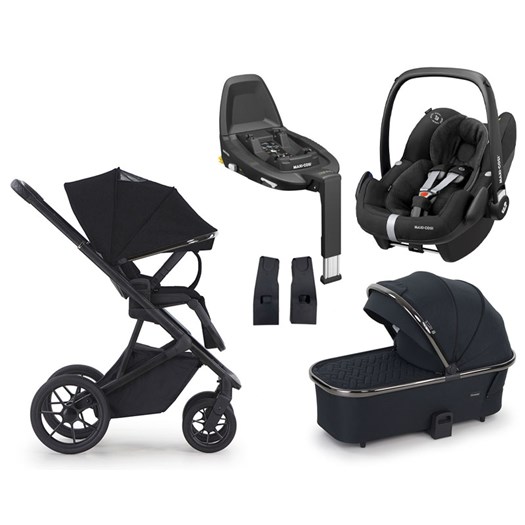 Crescent Prestige 2 Exclusive + Maxi-Cosi Pebble Pro med isofixbas och adaptrar