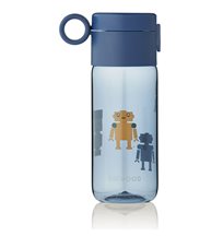 Liewood vattenflaska Clemence 350 ml, robots/indigo blue