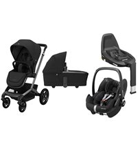 Maxi-Cosi Fame Duovagn + Maxi-Cosi Pebble Pro + Isofixbas