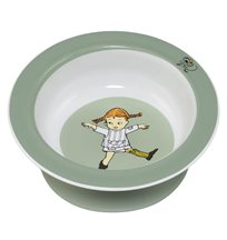 Rätt Start skål med sugkopp, Pippi cirkus grön