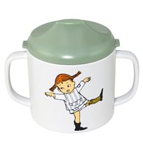 Rätt Start drickpipsmugg spillsäker Pippi cirkus grön