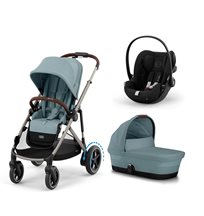 Cybex e-Gazelle S duovagn + Cloud G babyskydd