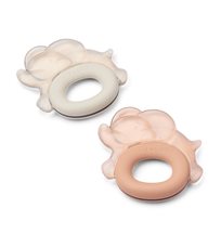 Liewood bitring Rita Elephant 2-pack, pale tuscany/sandy
